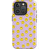 Purple Happy Face Pattern iPhone 16 Pro Impact Case